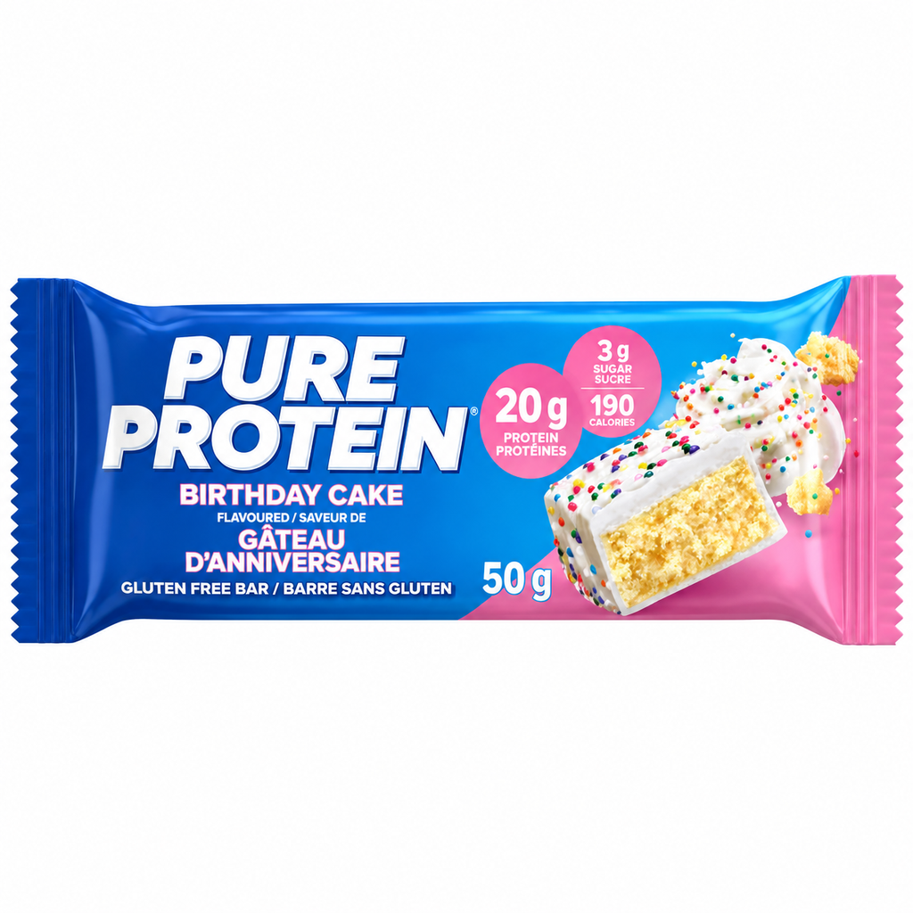 Pure Protein – Barre protéinée Gâteau d’anniversaire