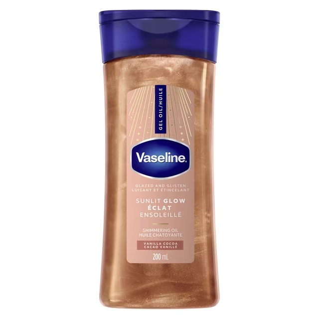 Vaseline® Gel Huile Éclat Ensoleillé – Cacao & Vanille
