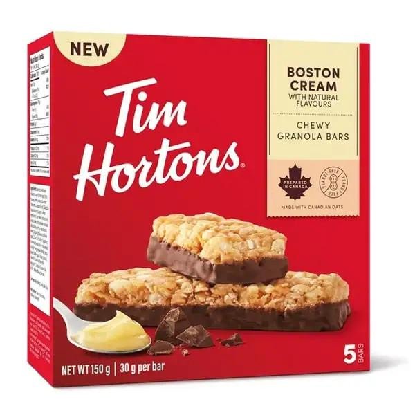 Tim Hortons® – Barre granola Boston Cream