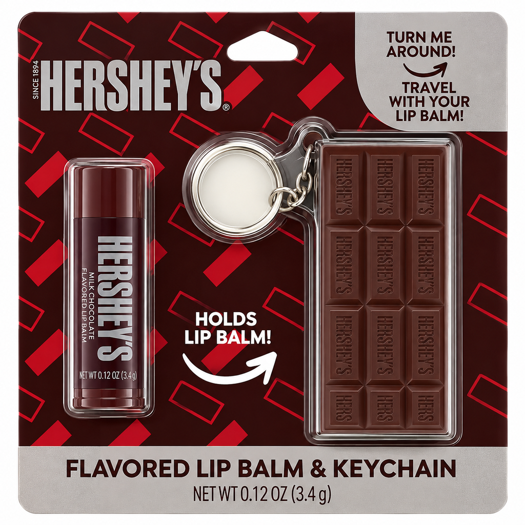Hershey’s® – Baume à lèvres chocolat & porte-clés