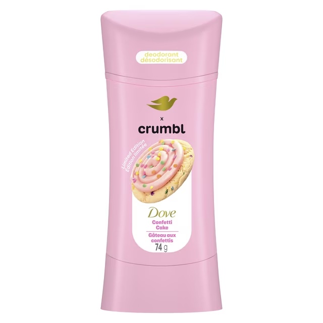 Dove x Crumbl – Déodorant Confetti Cake
