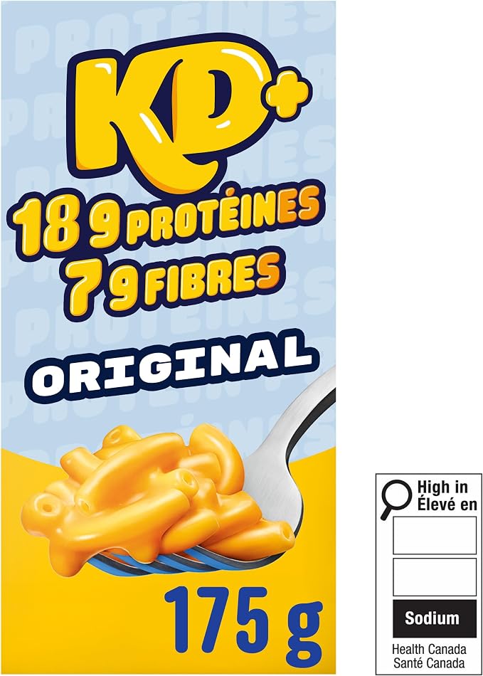 Kraft Dinner KD® – Protéines & fibres Original