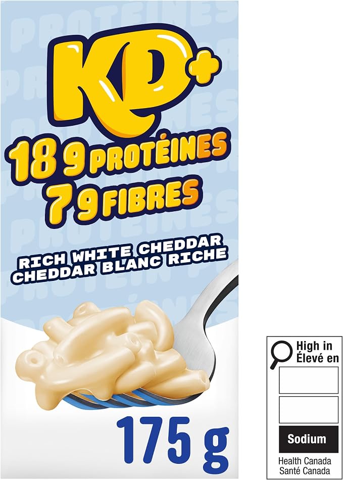 Kraft Dinner® – Cheddar blanc Protein