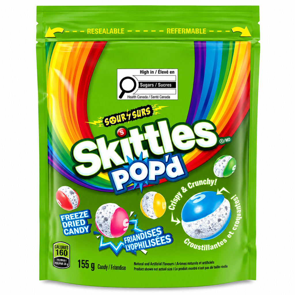 Skittles POP’d Surs – Freeze-dried