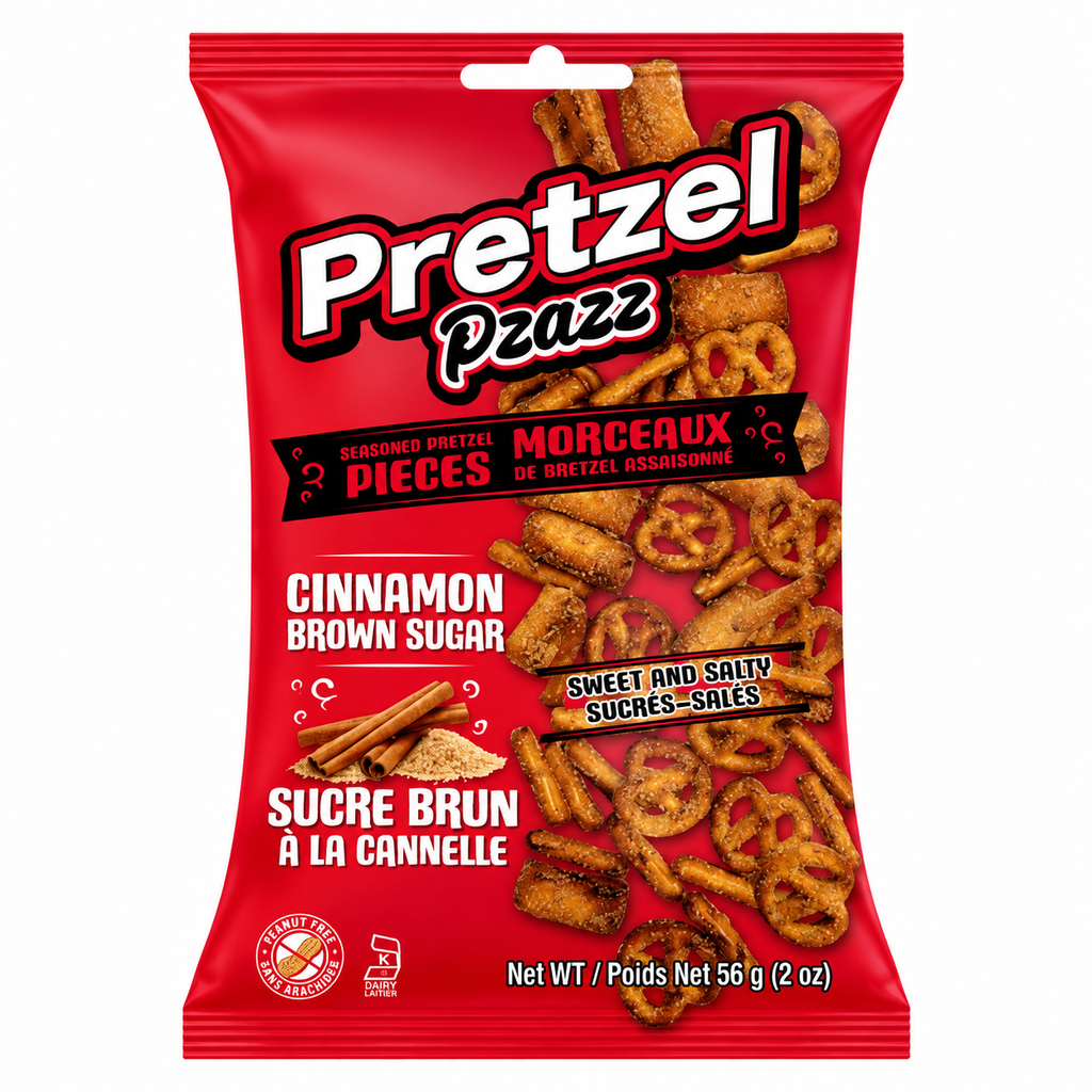 Pretzel Pzazz – Sucre brun & cannelle