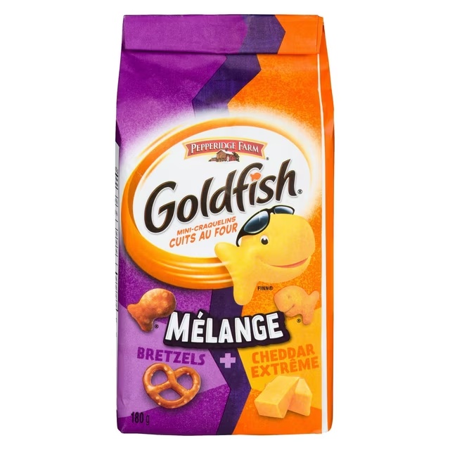 Goldfish® Mix – Cheddar extrême & Bretzels