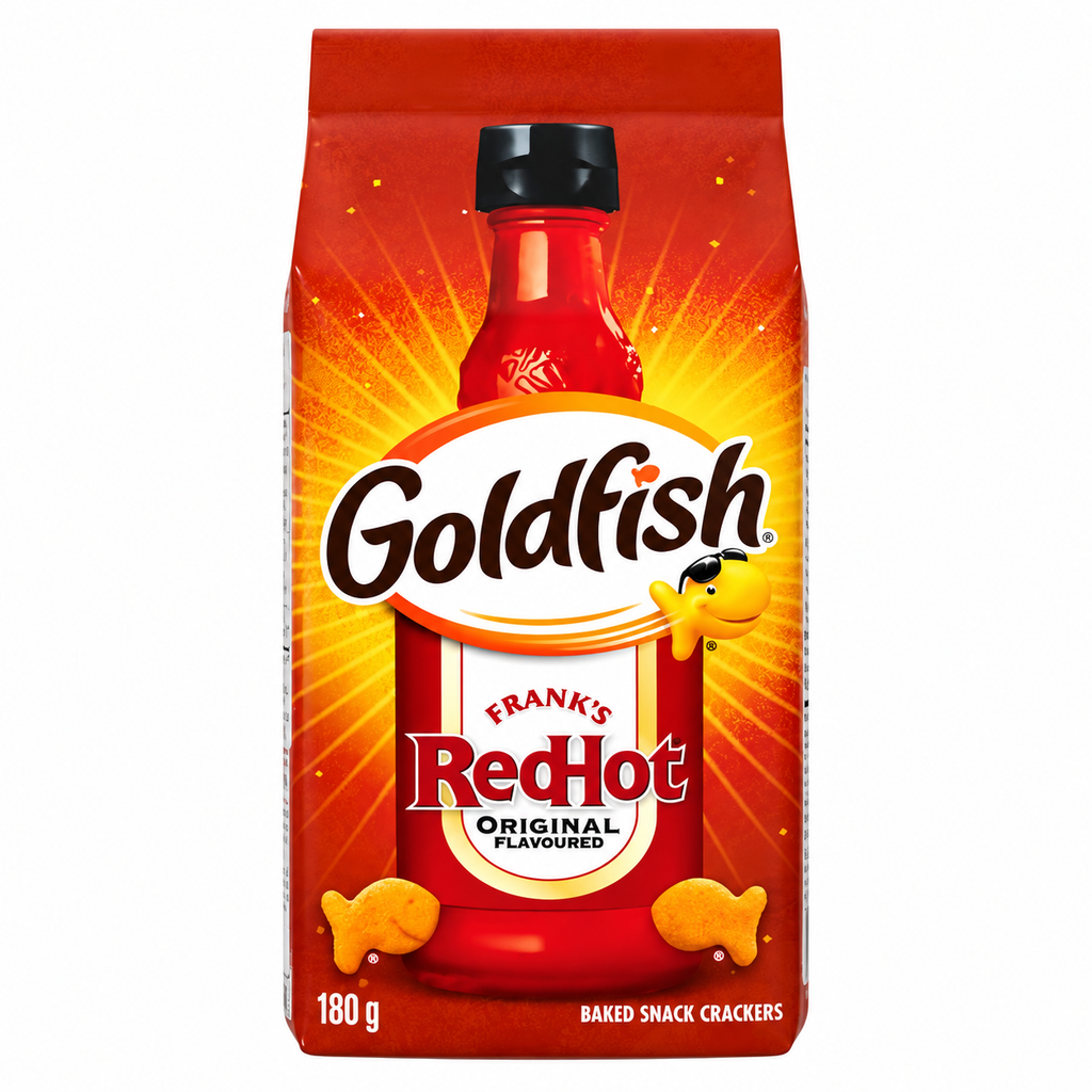 Goldfish® x Frank’s RedHot® – Cheddar épicé