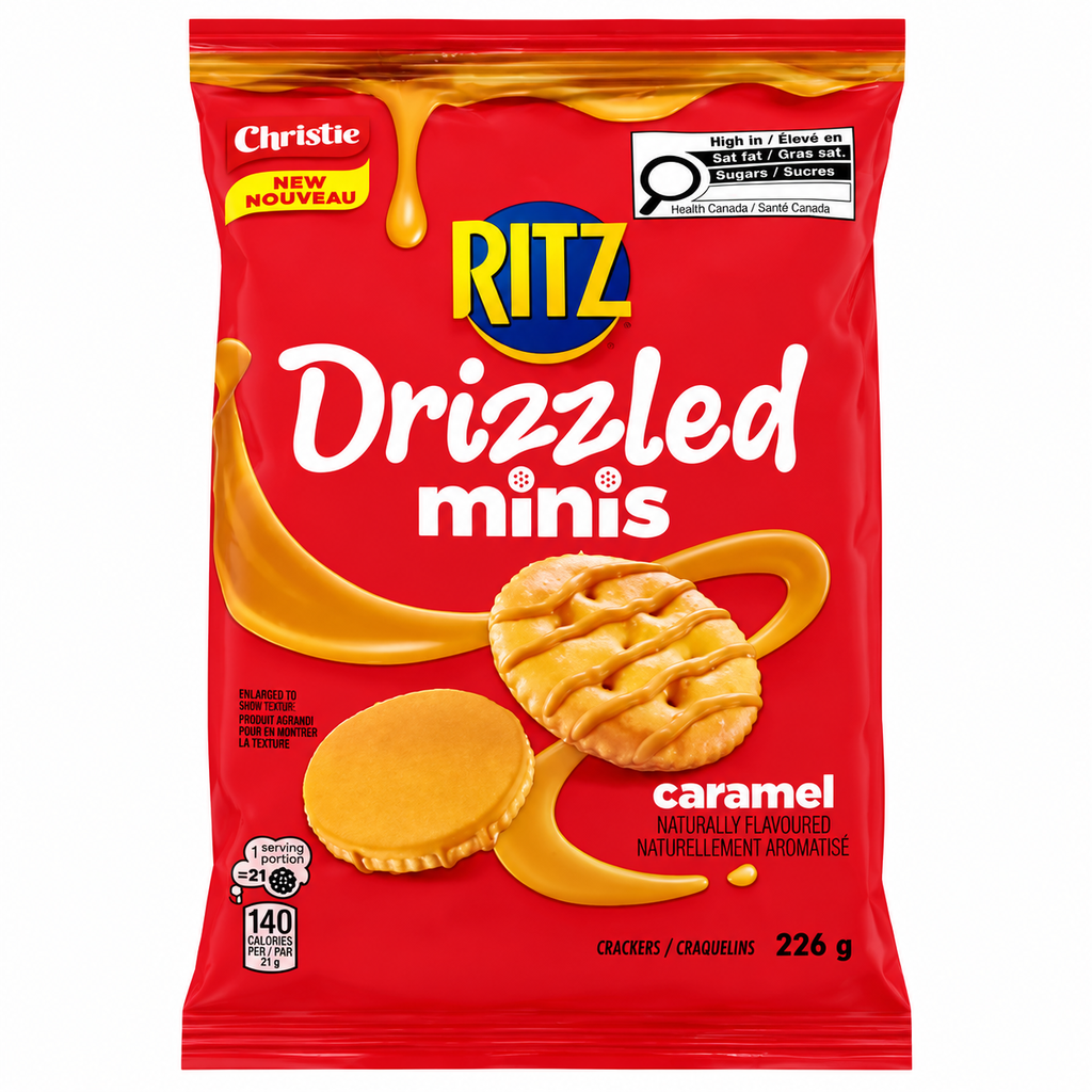 Ritz® Drizzled Minis – Caramel